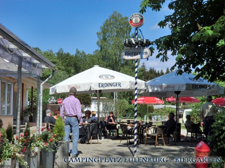 Campingplatz-Biergarten