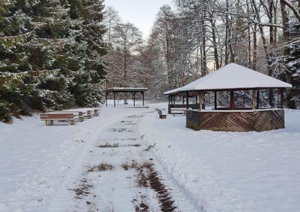 Eulenburg Grillplatz im Winter