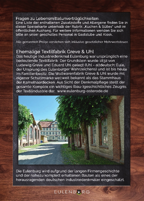 Eulenburg Speisekarte - Seite 9