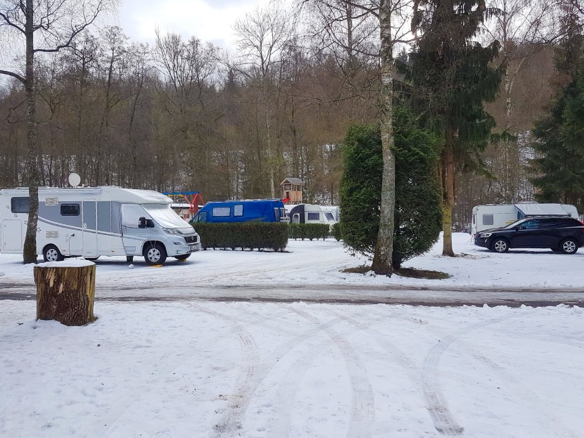 Campingplätze an der Grillhütte Eulenburg Wintercamping 
