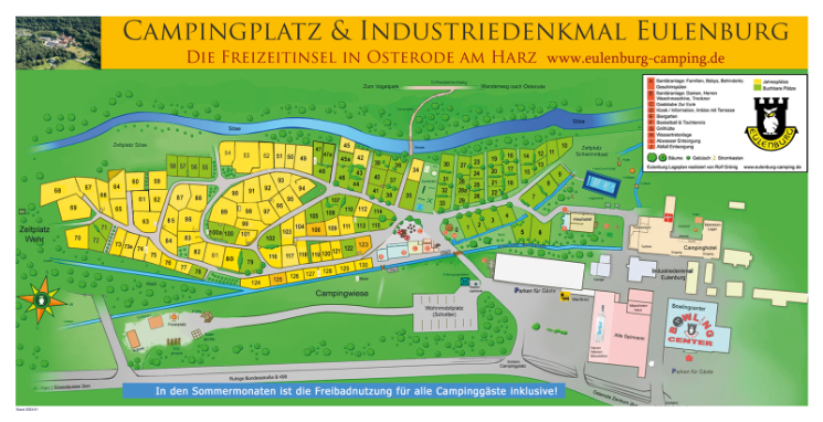 Lageplan Campingplatz Eulenburg Stand 2023-01