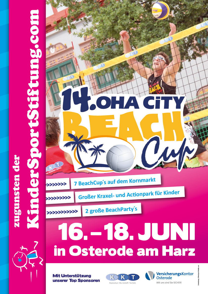 14. OHA City Beach Cup Plakat