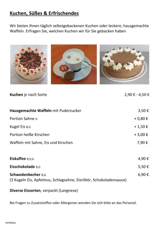 Eulenburg Speisekarte 2026 - Seite 3 Eulenburg Speisekarte 2026 - Seite 3