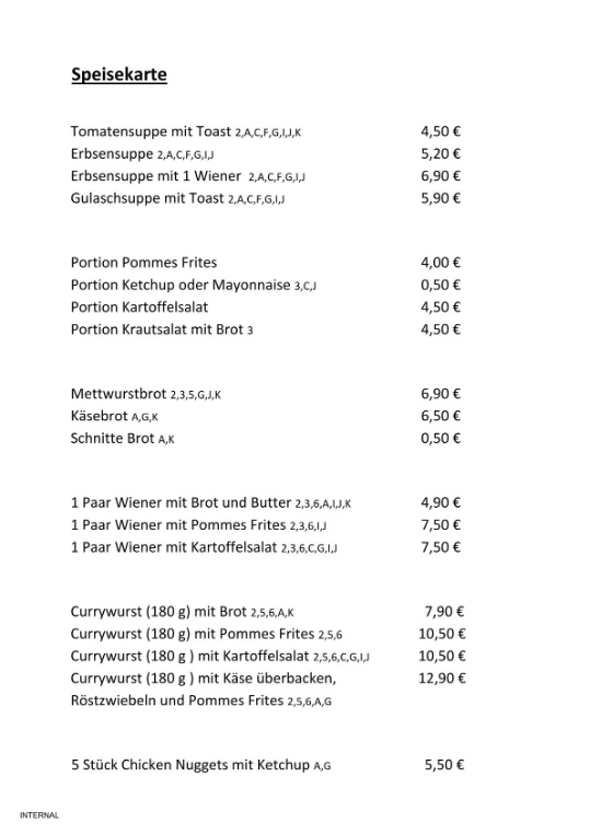 Eulenburg Speisekarte 2026 - Seite 5 Eulenburg Speisekarte 2026 - Seite 5