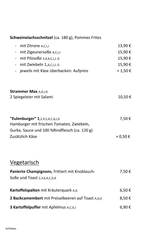 Eulenburg Speisekarte 2026 - Seite 6 Eulenburg Speisekarte 2026 - Seite 6