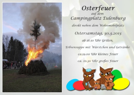 Osterfeuer Eulenburg 2013