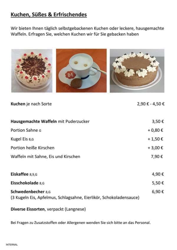 Eulenburg Speisekarte Seite 2
