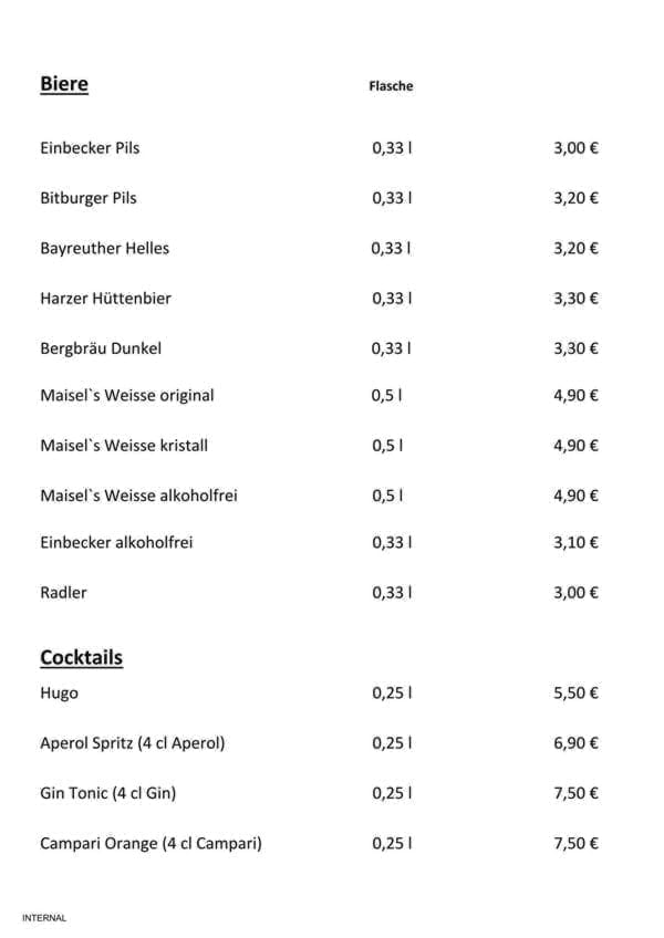 Eulenburg Speisekarte Seite 3