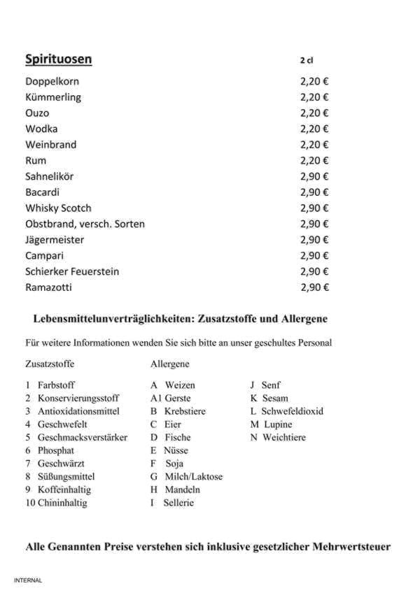Eulenburg Speisekarte Seite 7