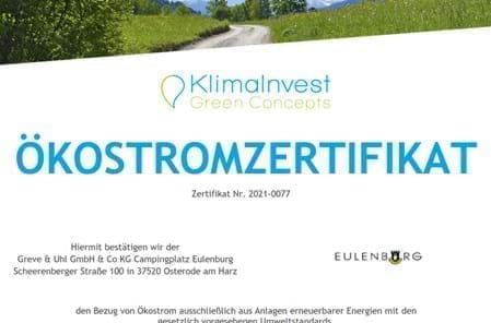 Oekostromzertifikat Eulenburg